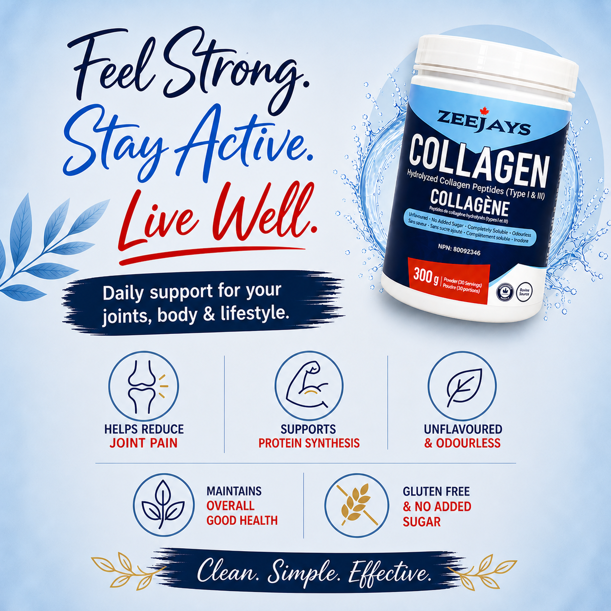 ZEEJAYS Collagen Powder