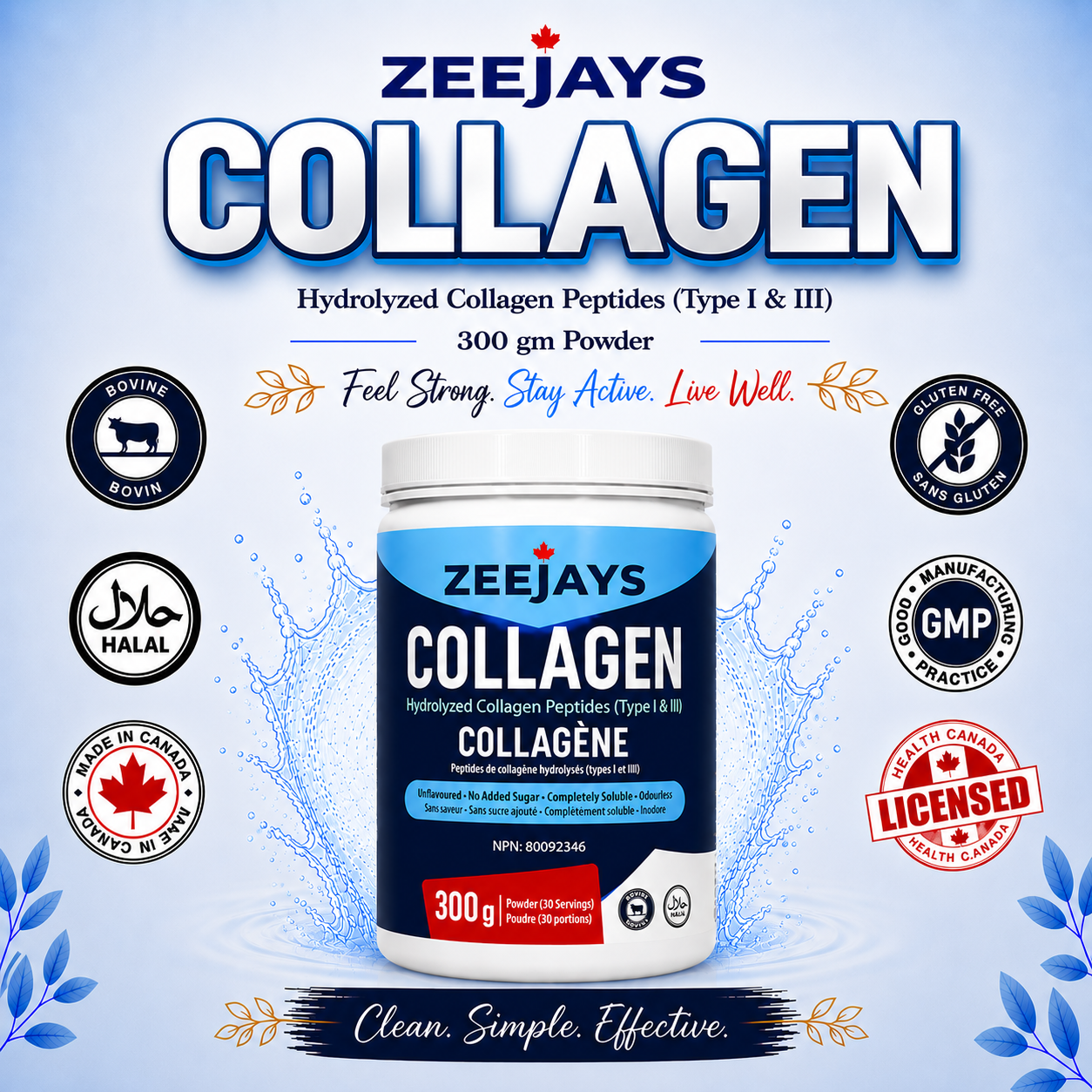 ZEEJAYS Collagen Powder